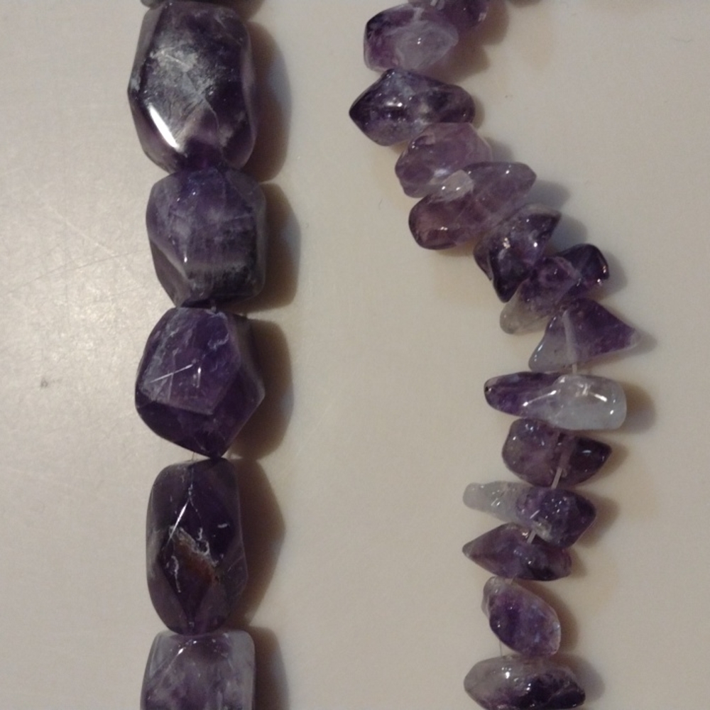 Amethyst beads